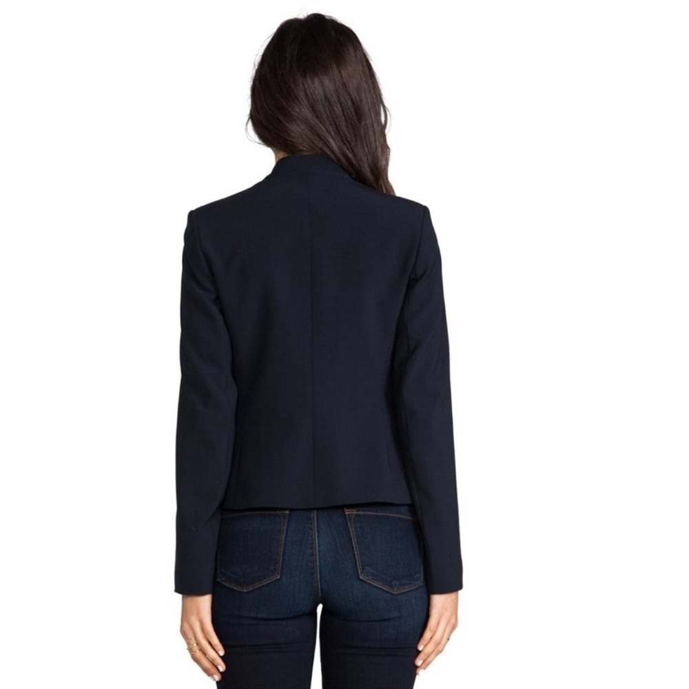 Theory Lanai Open Front Stretch Wool Angled Blaze… - image 3